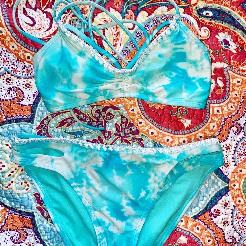 arizona jeans small tie dye bikini